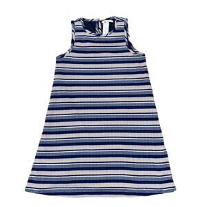 NWT Francesca's Mi ami Navy, Pink, Metallic Striped Shift Dress- SIZE MEDIUM